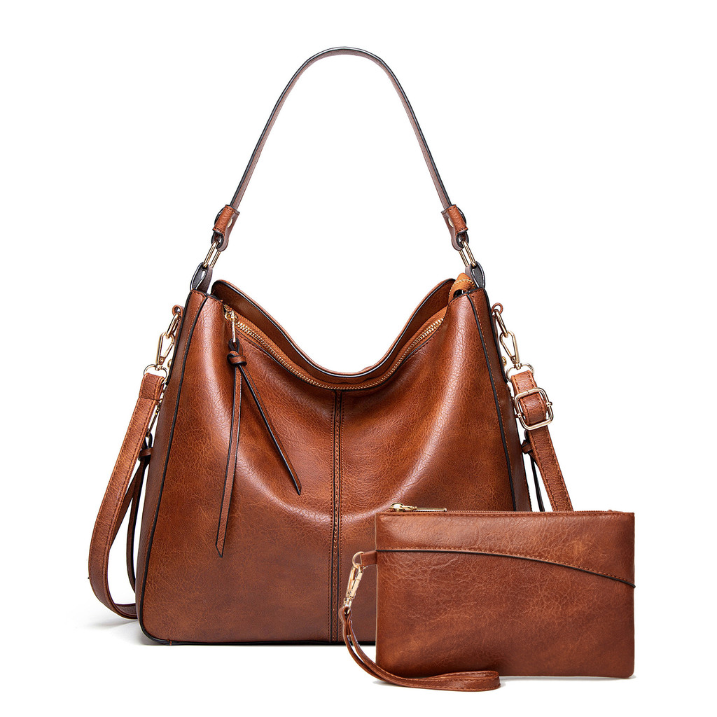 Retro Couro PU Feminina Designer Saco De Couro Para Mulheres Mão De Senhora De Grande Capacidade Principal