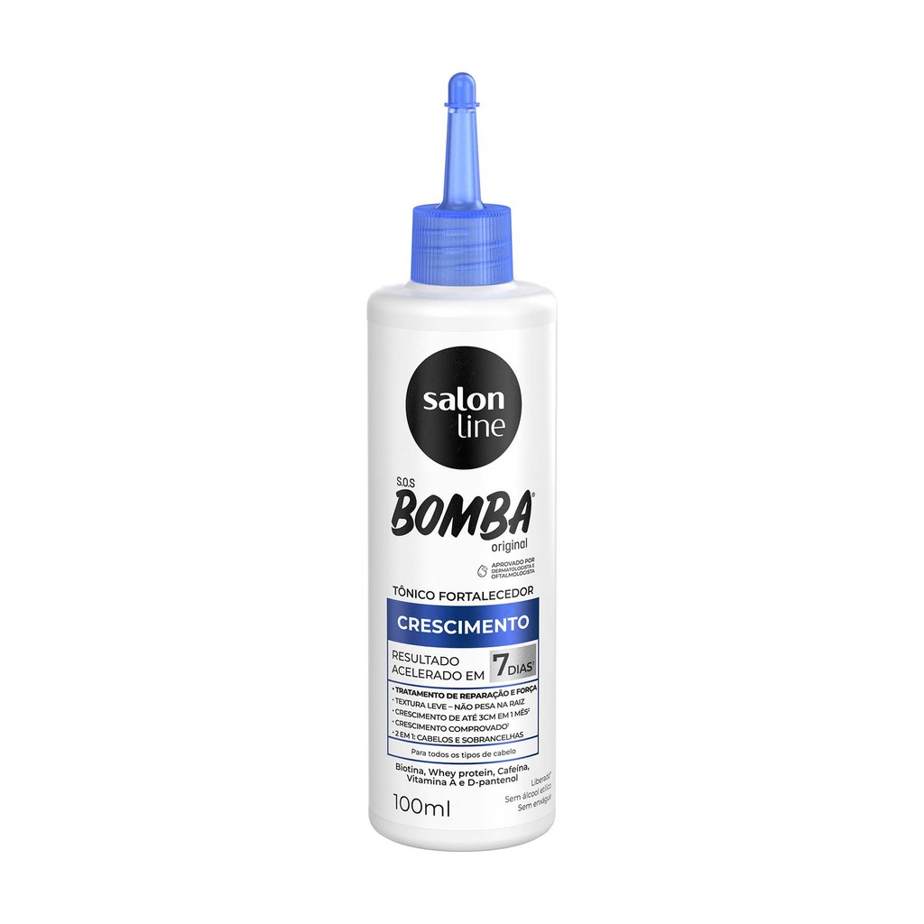 Tônico Fortalecedor SOS Bomba Crescimento Acelerado Salon Line 100ml