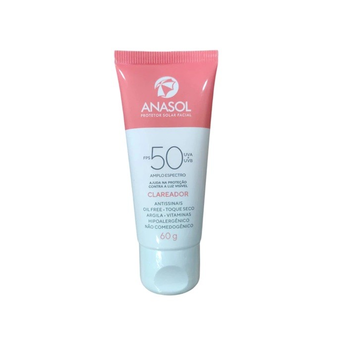 Protetor Solar Facial Clareador Fps50 60G - Anasol
