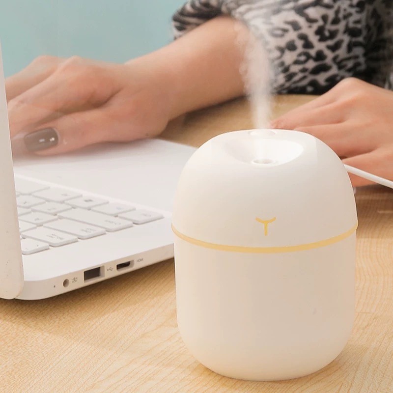 Mini Umificador Difusor De Ar Portátil Led Usb Aromatizador 220ml-Sun