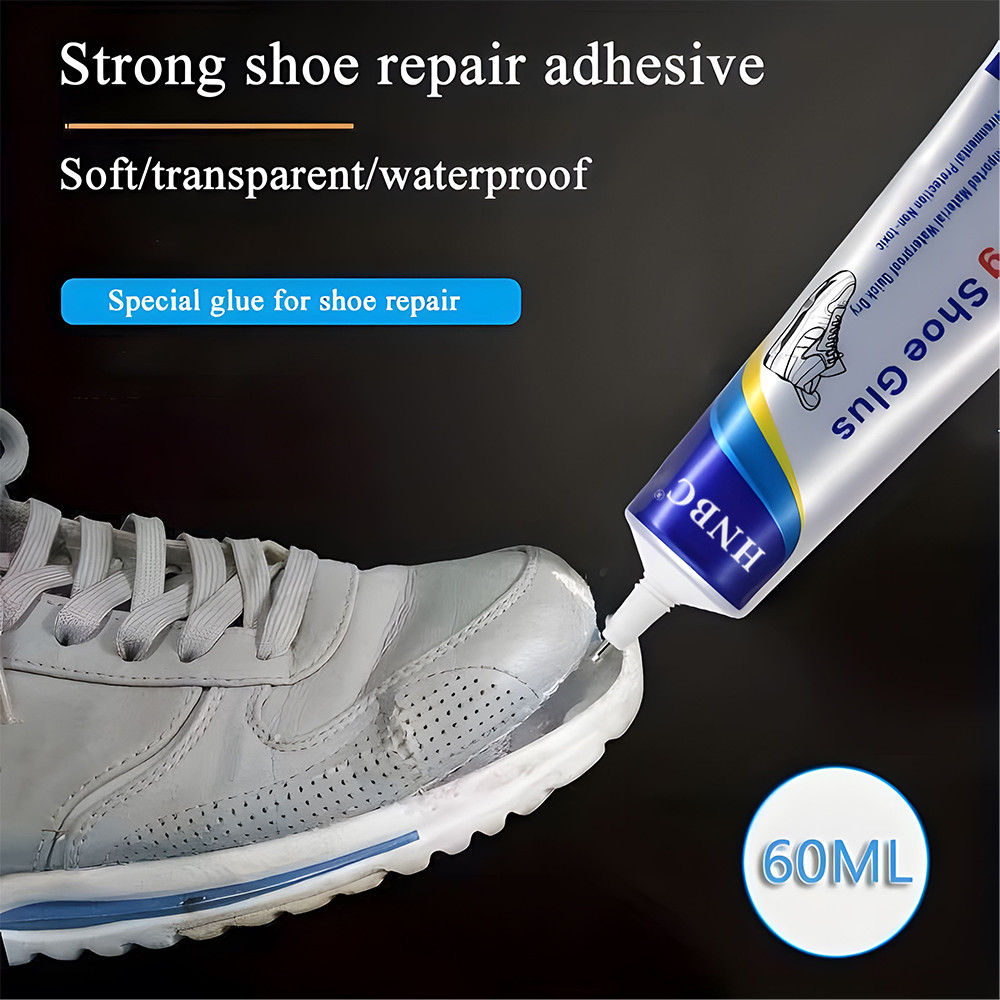 1/2/3 Cola Transparente Para Reparo De Sapatos – Adesivo À Prova D'água Fixação De Solas , Saltos E Bolsas (60ml)