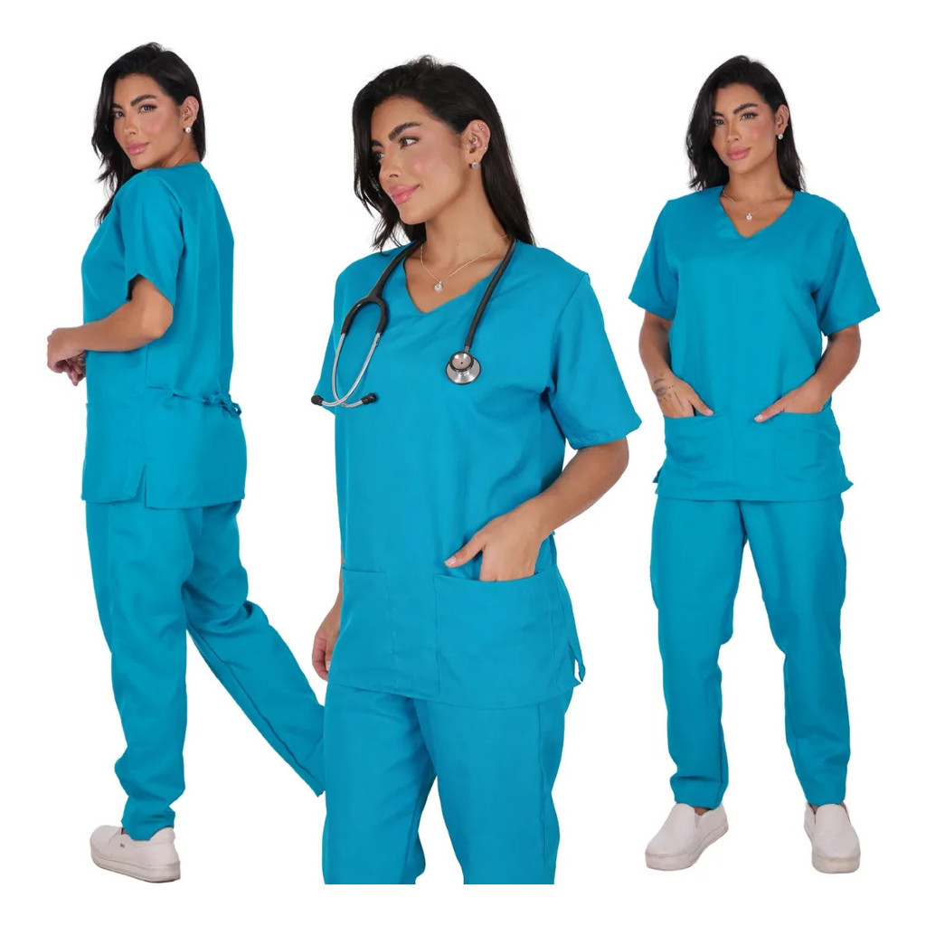 Pijama Cirurgico Scrub Roupa Privativa Hospitalar - Unissex Pronta Entrega