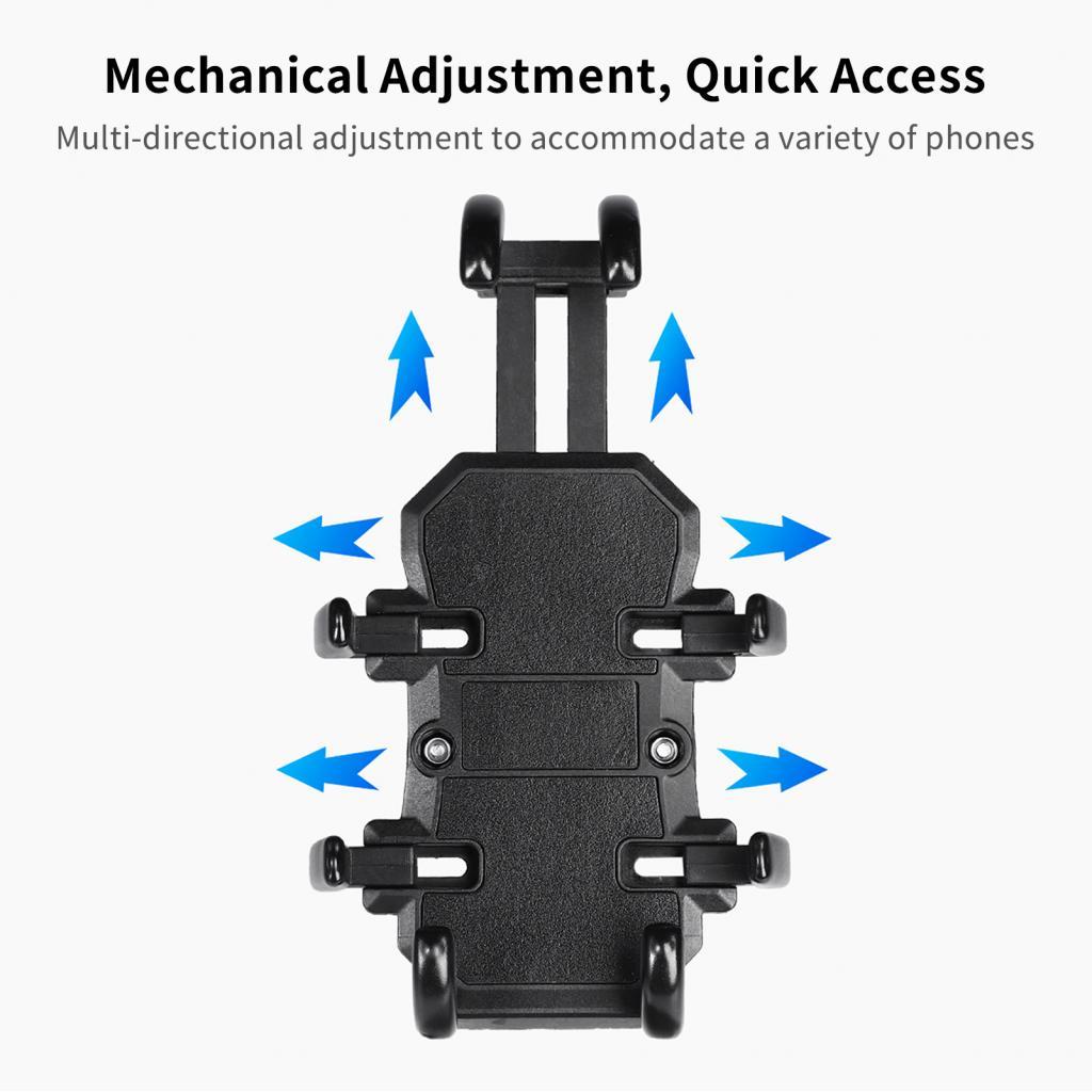 Jeanstyle-BR fangzi Suporte para celular para motocicleta, suporte giratório 360 ° para guidão de bicicleta ajustável