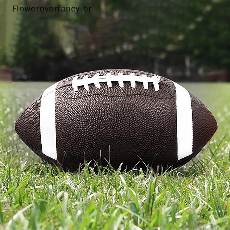 FFBR Futebol Americano Rugby Associação Footy Bola Tamanho Padrão 8.5 Polegada Esportes Para Homens Mulheres Crianças Qu