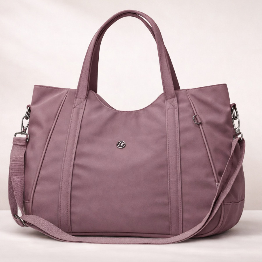 Bolsa Casual Feminina Transversal de Ombro Grande Impermeável em Nylon