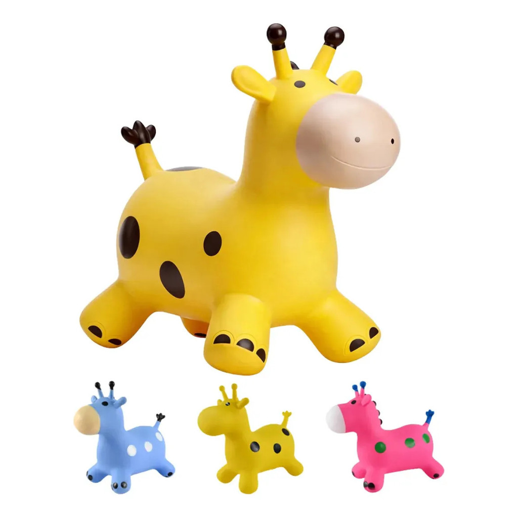 Girafa Cavalo Upa Upa Brinquedo Girafinha Crianças C/ Som