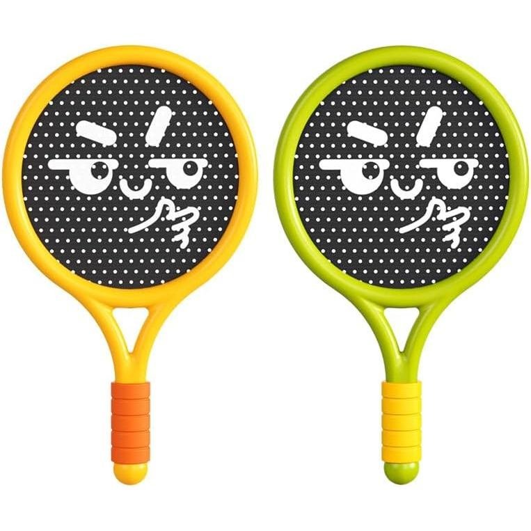 Conjunto de Raquetes de Tênis Infantil - Alta Elasticidade, Malha Grande, Conjunto de Raquetes Profissionais para Treina