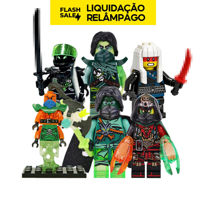 Mini bonecos colecionáveis de Anime e filmes | Boneca de montagem de bloco de construção