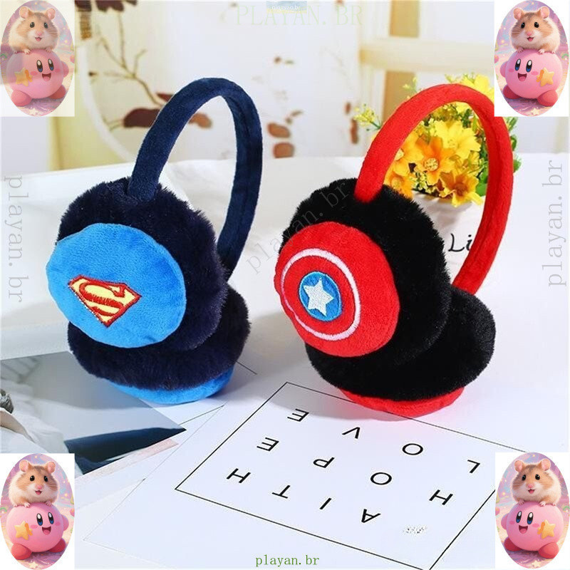 Kids Cute Earmuffs Winter Outdoor Travel Cold-proof Ear Cap Aquecedor De Orelha À Prova De Frio Espessado Para