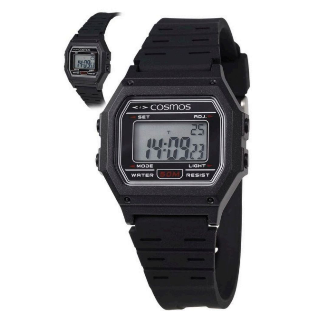 Relógio Vintage estilo Casio antigo retro Preto cosmos estiloso minimalista Feminino Masculino Unissex Cassio