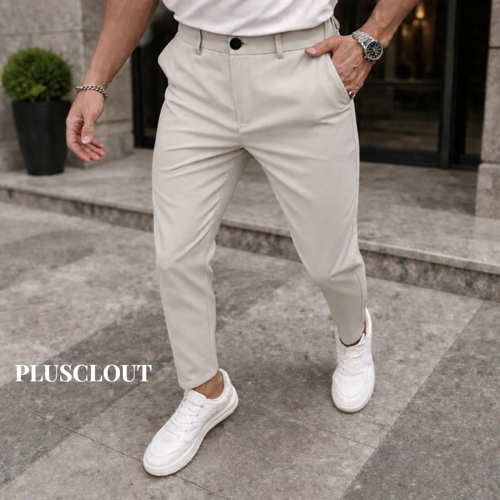 Calça masculina elegante alfaiataria Moderna premium