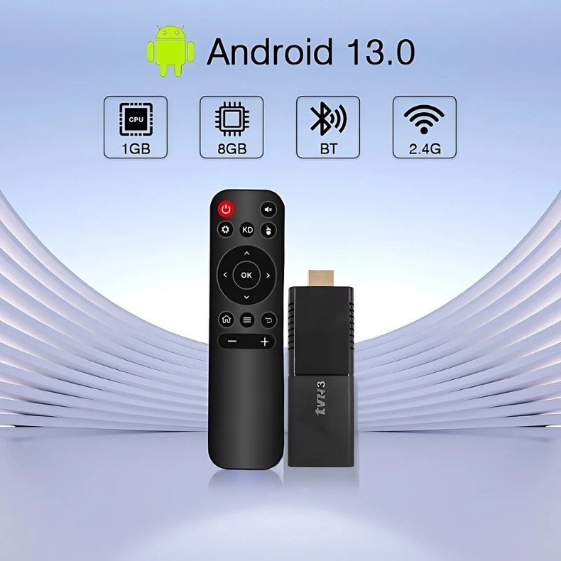 TV Stick Smart Android 4K Wi-Fi HDMI Media