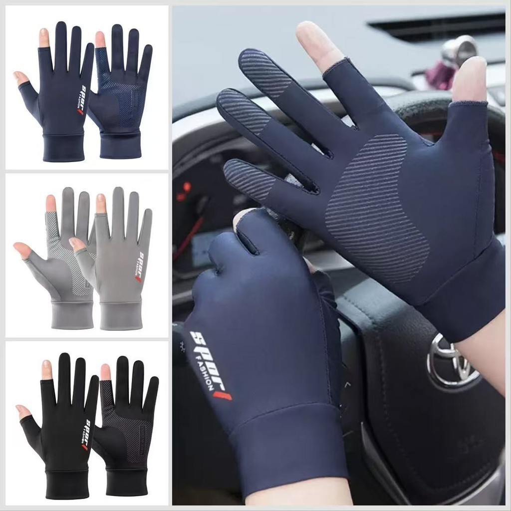 Luvas De Corrida De Motocicleta Com Proteção UV-Design Ventilado Antiderrapante Para Corridas/Comutação Em Estradas Trop