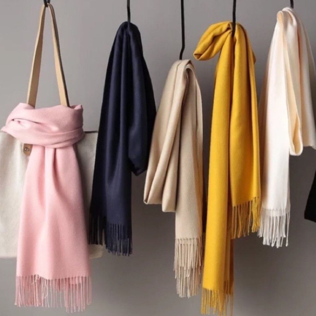 Cachecol Inverno Lenço Pashmina Xale Echarpe Feminino GROSSO E FINO MODA 22garamas