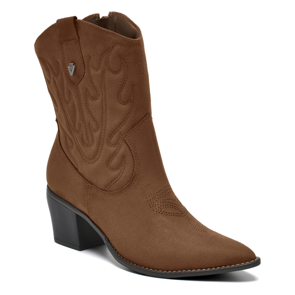Bota Feminina Via Marte Texana Country Camurça 054-014-01