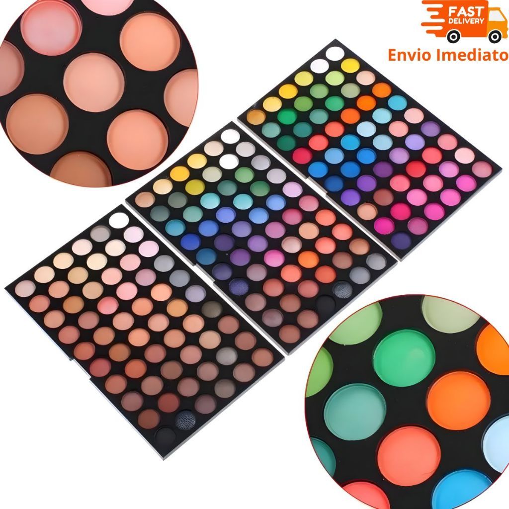 Estojo Paleta De Sombras Para Maquiagem Magic Make Com 180 Cores