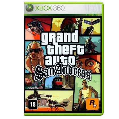 GTA San Andreas Xbox 360 - Mídia Física Prensada [LT 3.0]