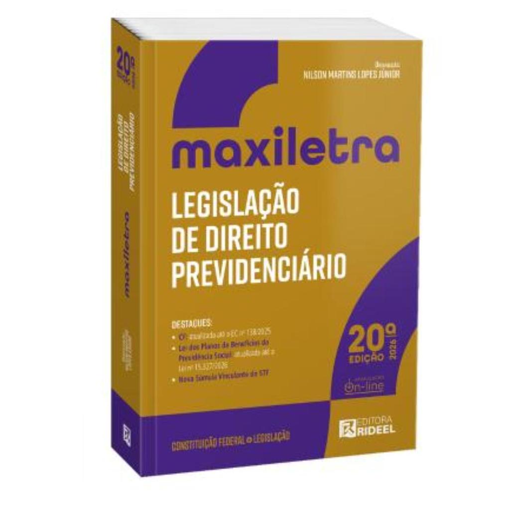 Legislação de Direito Previdenciário - Maxiletra 2026