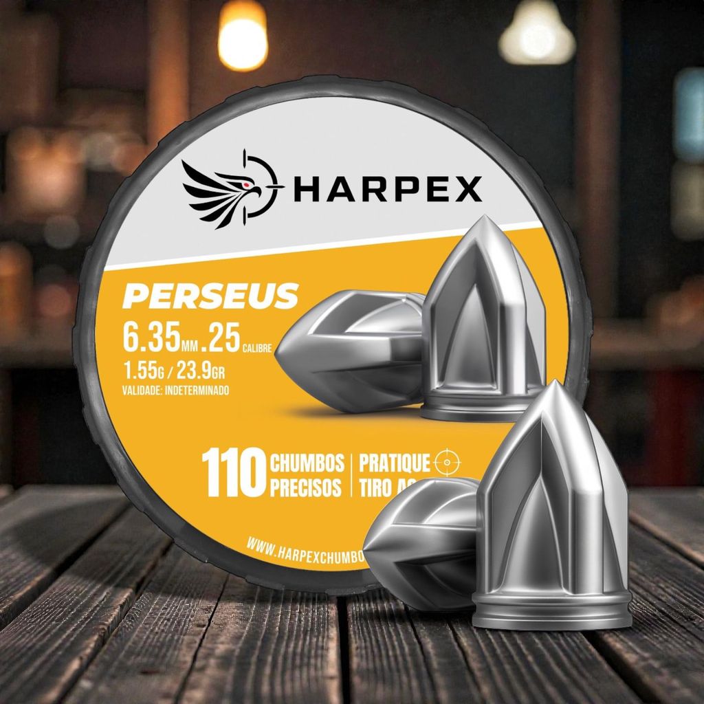 Chumbinho Harpex PERSEUS 6.35mm 110un