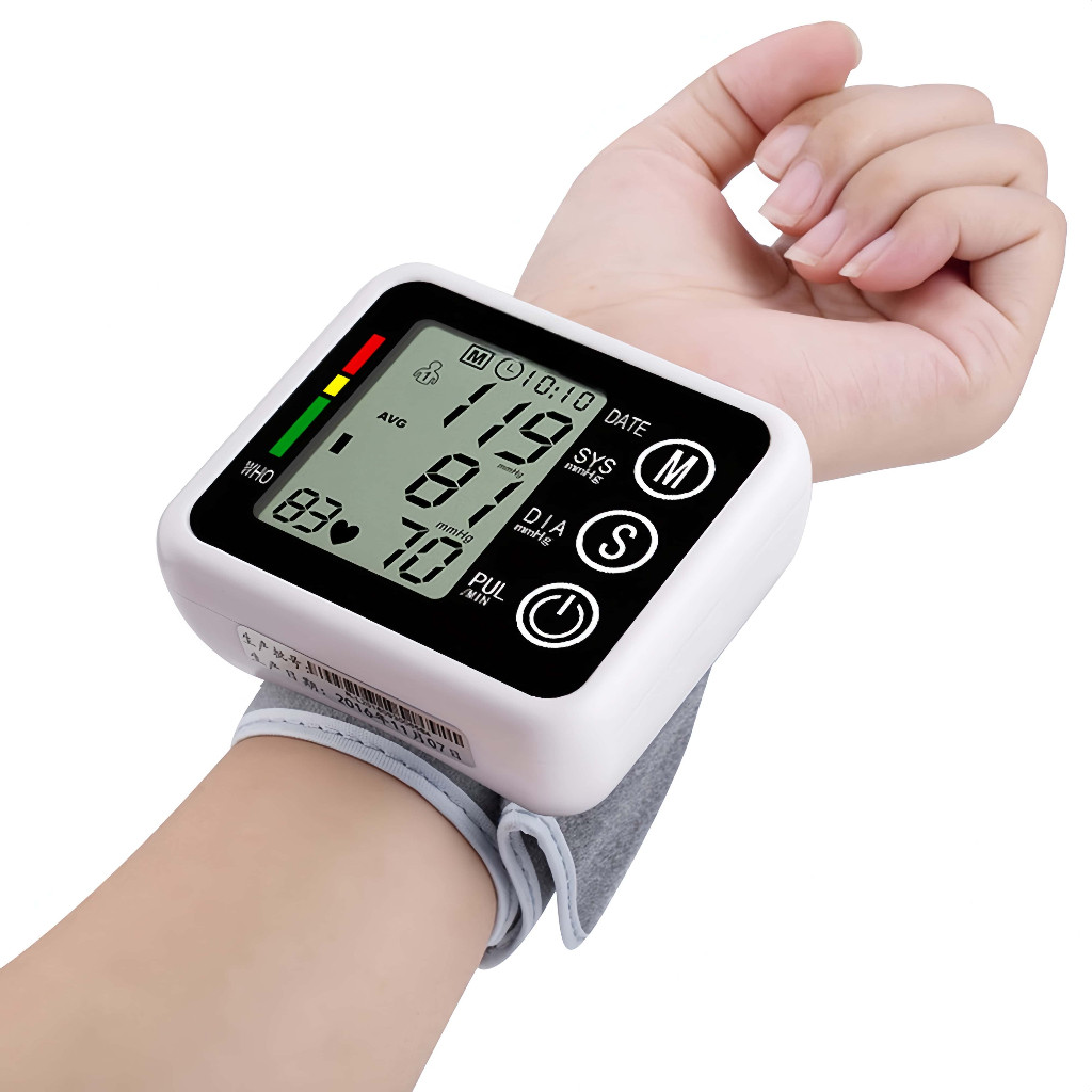 Medidor Pressão Digital De Pulso Com Voz Monitor Inteligente Aparelho De Pressão VIVA NÃO É RECARREGAVEL