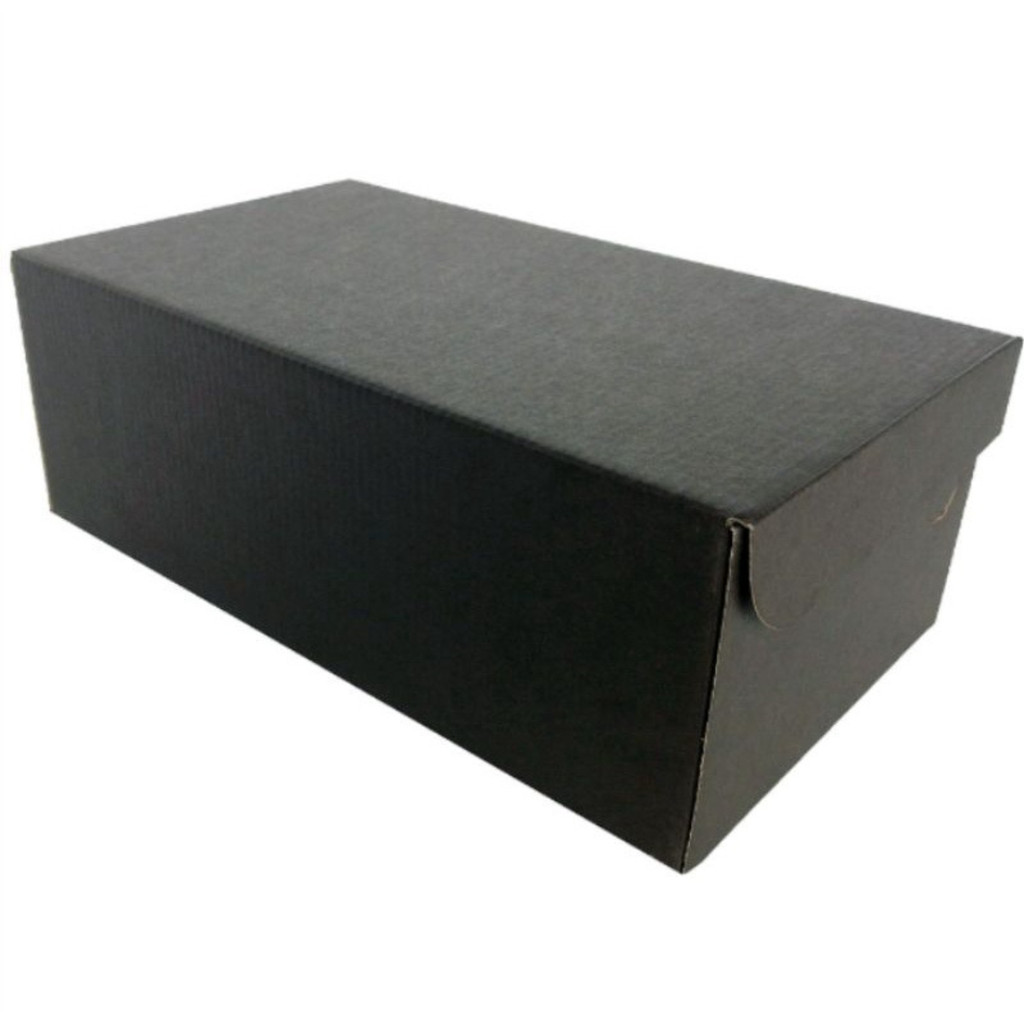 Caixa Para Sapatos Preto Fosco 33x19x12 - Pacote 20 Unidades Envio Imediato