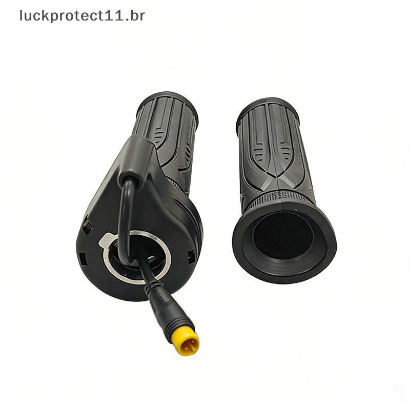 LTBR 1 Par 20X Scooter Velocidade Acelerador Alça 12V A 72V Para 22.2mm Guiador De Bicicleta Elétrica Com Conector À Pro