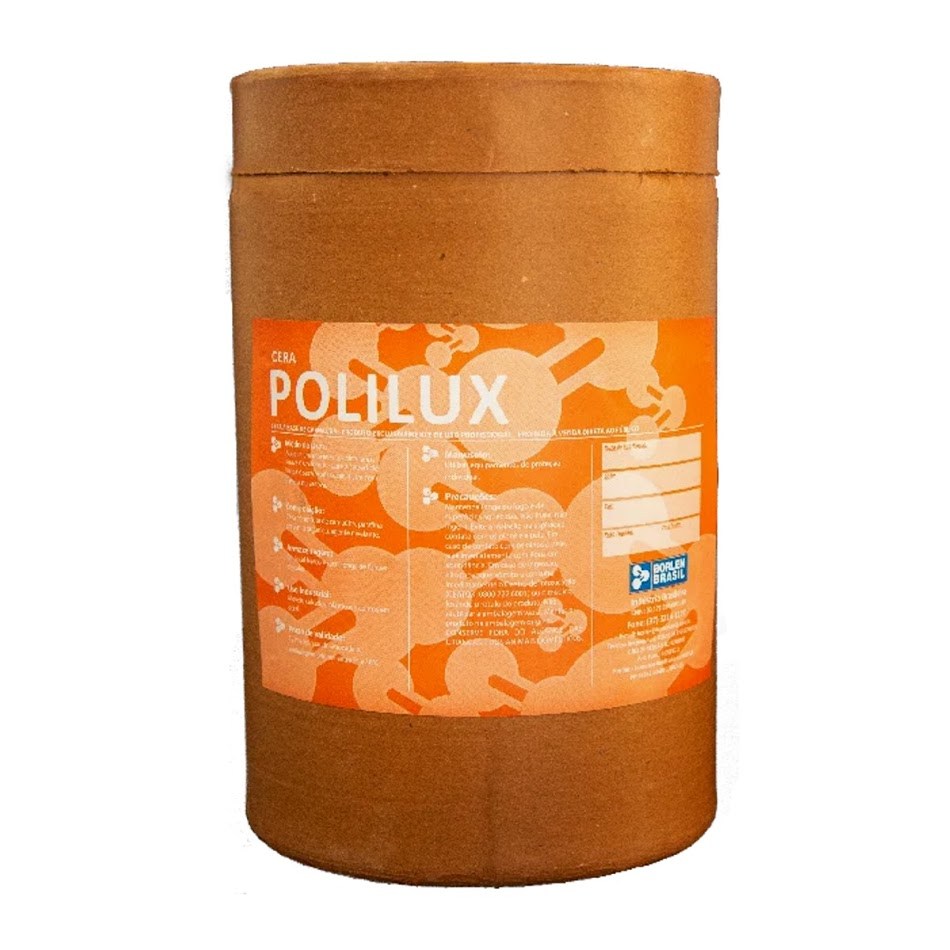 Cera Pastosa Polilux Para Móveis Madeira Laranja Barrica 7Kg