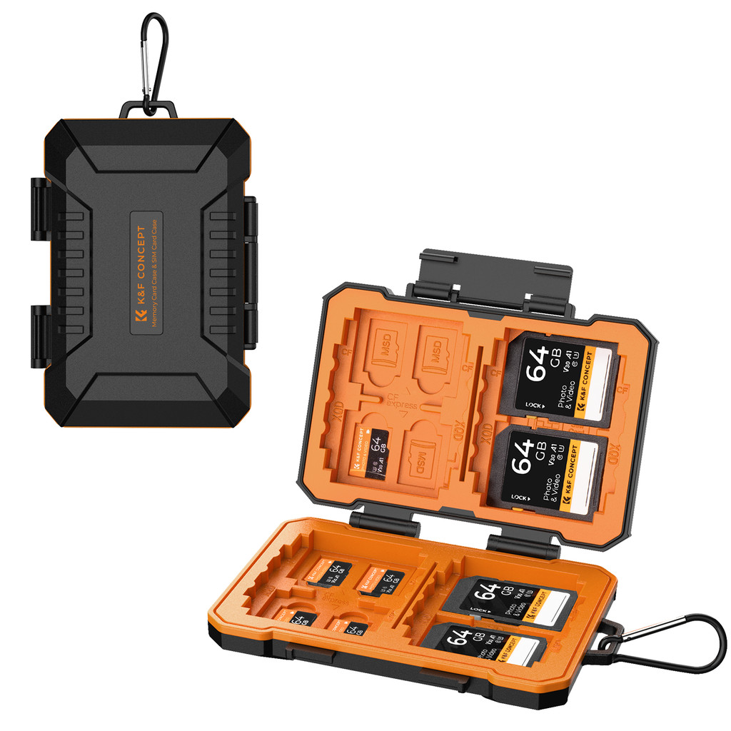 Case p/ Transporte Cartão Memória Câmera Suporte XQD SD TF