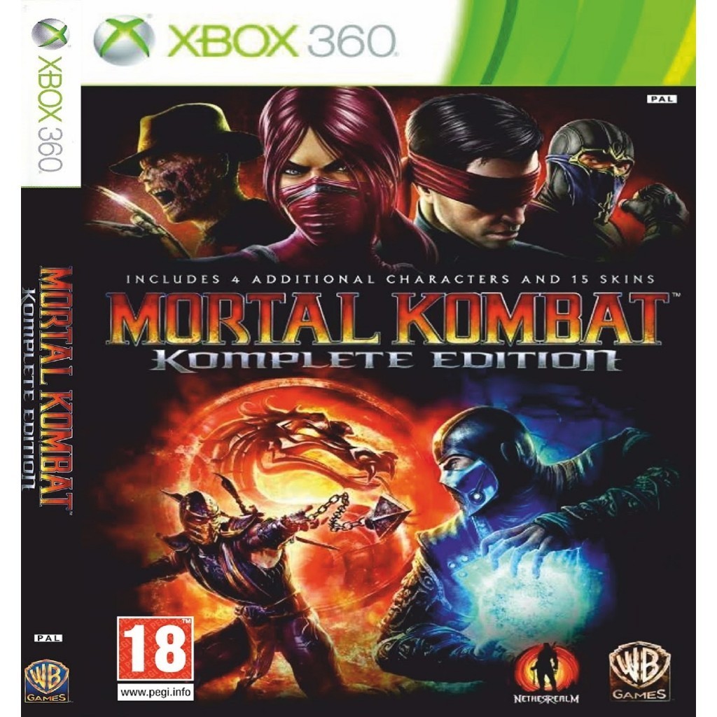Mortal Kombat Komplete Edition Xbox 360 LT 3.0 - Mídia Física