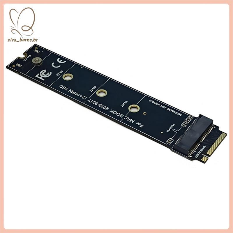 [elva_burns.br] Para Macbook 2013-2017 Adaptador SSD M . 2 KEY-M2 NVME Riser Card 2014 2015 2017 A1465 A1466