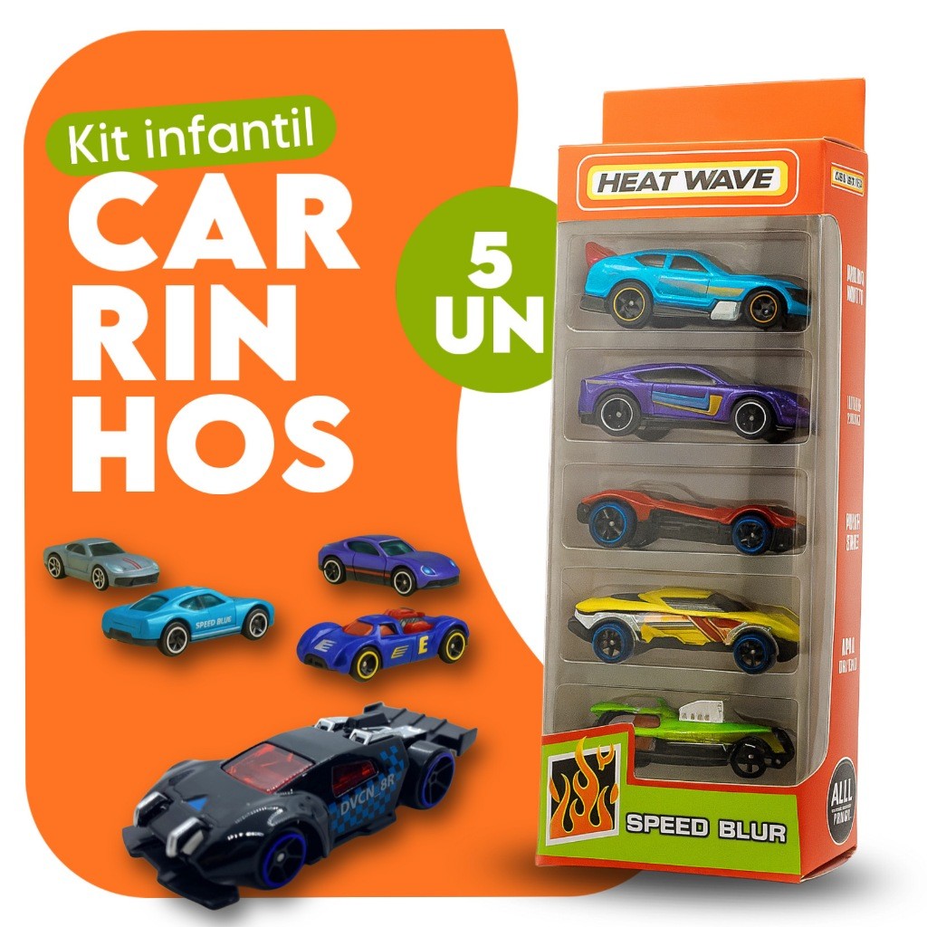 Kit 3/5/6/9/10/15 Carrinhos De Ferro Estilo Hot Wheels Coleção Miniaturas Brinquedos Colecionáveis