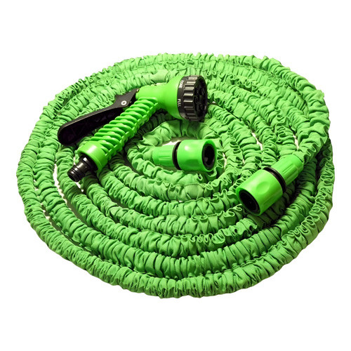 Mangueira Retrátil/extensível 30m - 7 Jato Tipos Verde Ou Azul