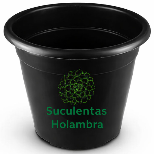 Kit até 5 Vasos Redondos Grande Preto 15 Litros Horta Planta Casa Jardim