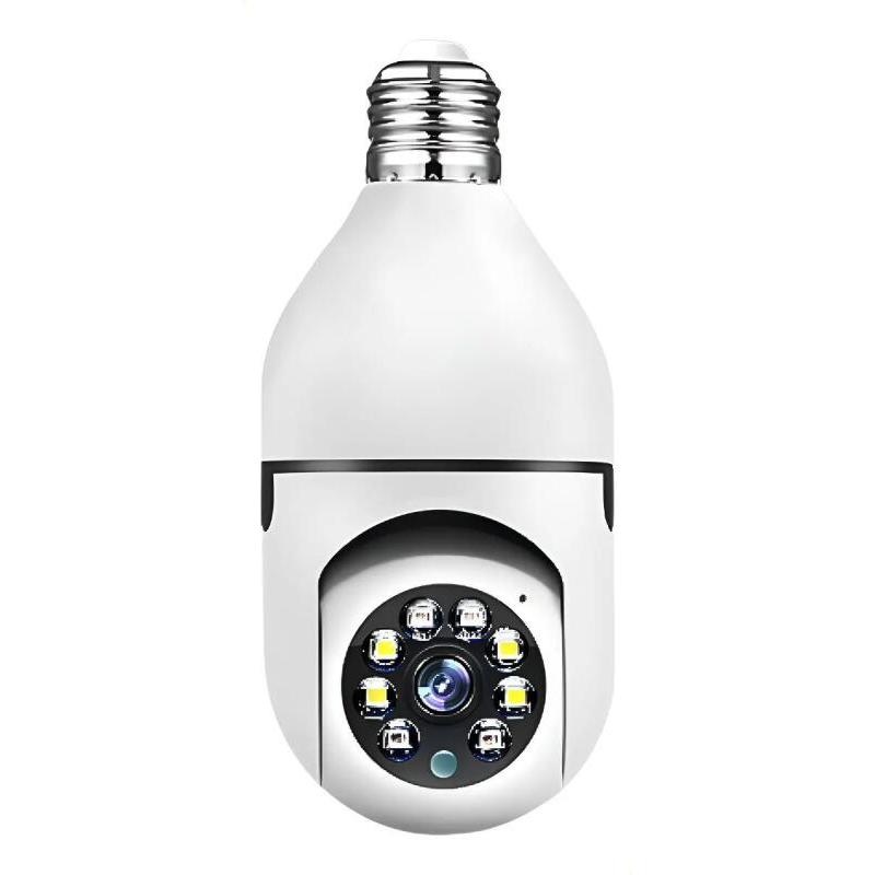 Mini Câmera de Segurança WiFi 360° | Visão Noturna, Áudio Bidirecional e Alarme com Monitoramento Remoto pelo Celular