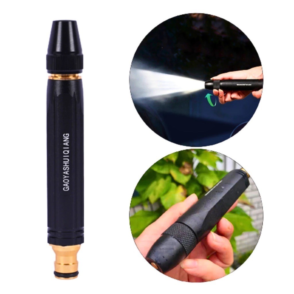 Bico Alta Pressão Para Mangueira + Conector Top