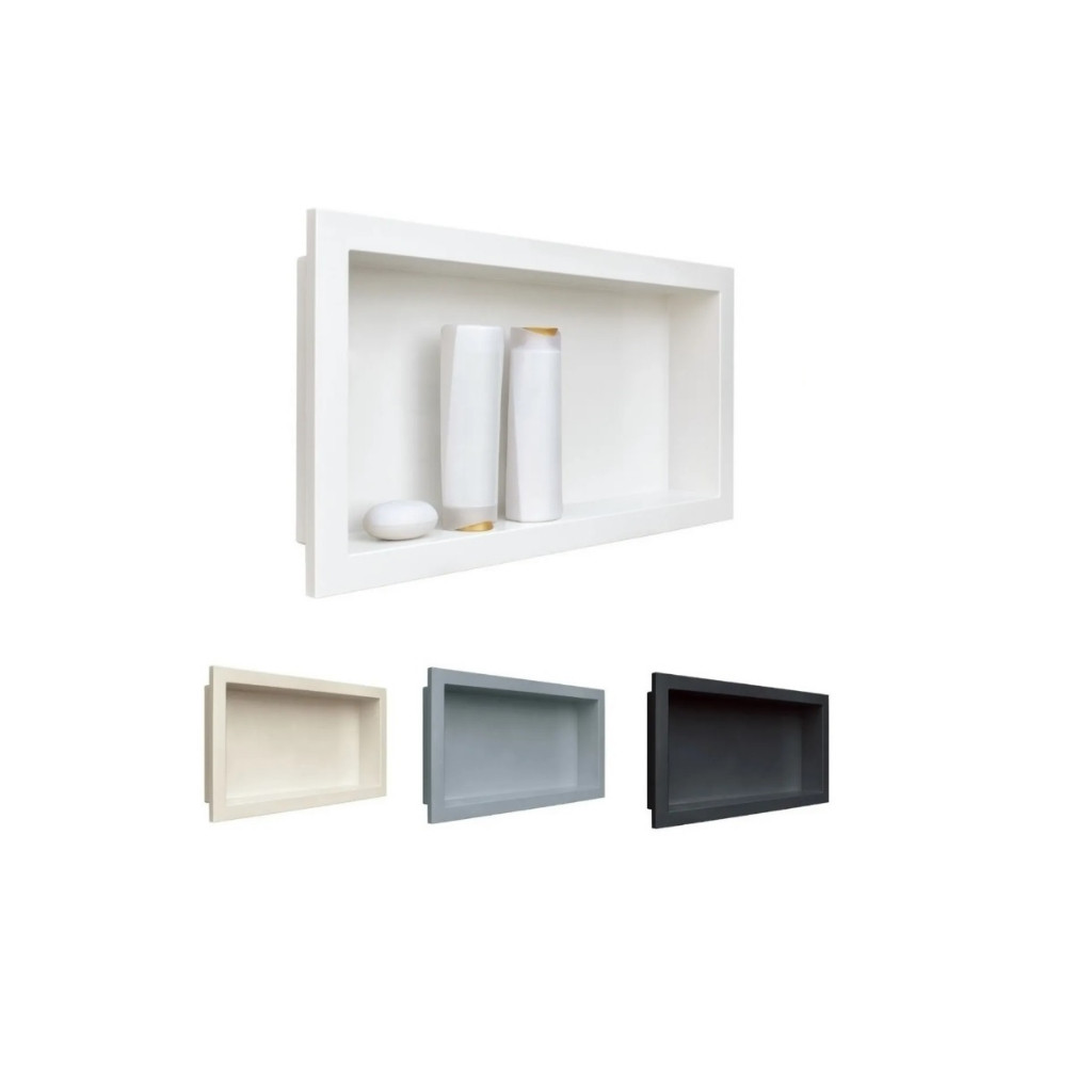 Nicho Para Banheiro E Cozinha Parede Shampoo Embutir 30x60cm Promoção