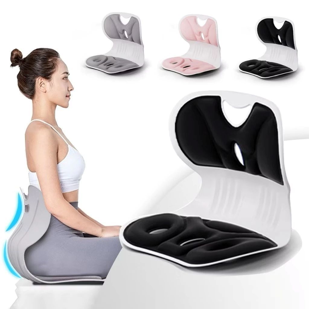 Almofada Ergonomica S Suporte Lombar Corrige Postura Alivia Dor Conforto Para Cadeira