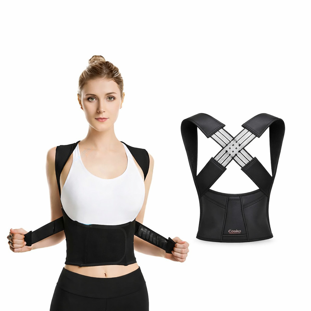 Corretor Postural Ajustável Feminino Confortável para Uso Diário