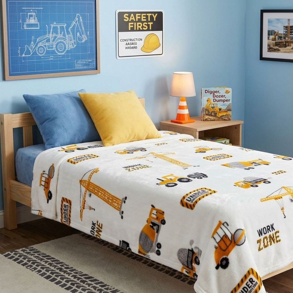Manta Tutti Kids Infantil Solteiro 2,20mx1,50m Microfibra Flannel Estampas Dino Arco-íris Raposa Caminhão