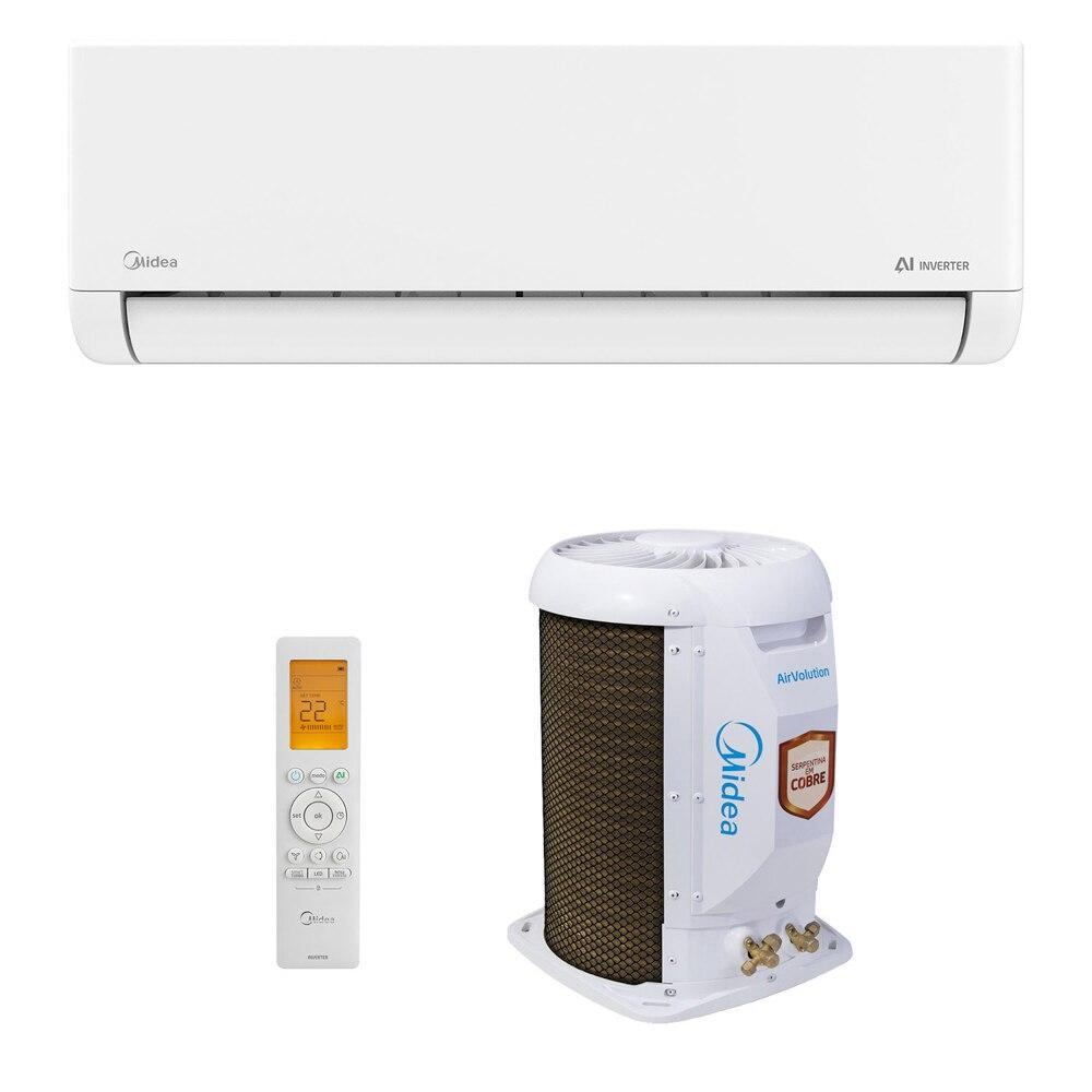 Ar-Condicionado Split Inverter 12000 BTUs 220V Springer Midea AI Airvolution High Wall Só Frio 42EFVCA12M5/38TAVCA12M5