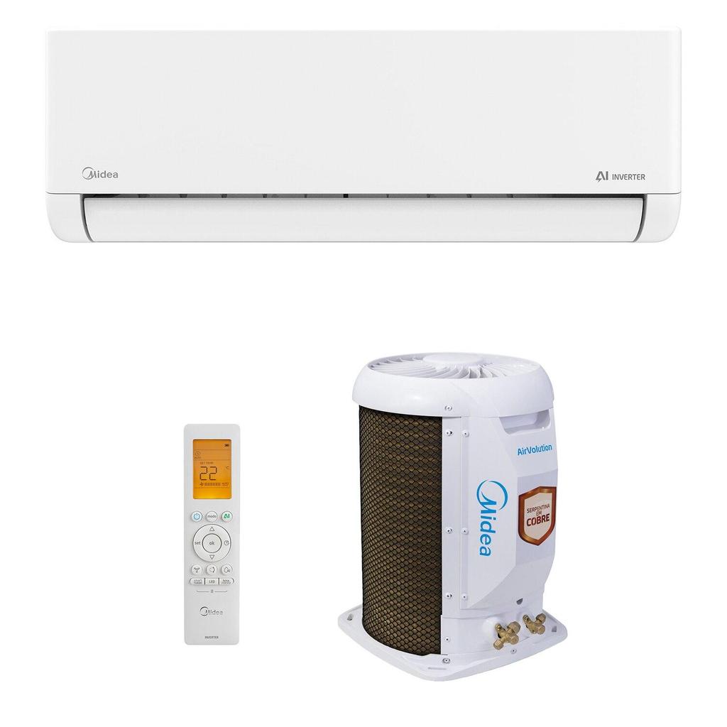 Ar-Condicionado Split Inverter 9000 BTUs 220V Springer Midea AI Airvolution High Wall Só Frio 42EFVCA09M5/38TAVCA09M5