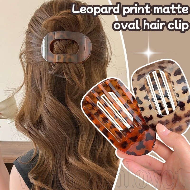 Grampo De Cabelo Retrô Tortoiseshell Updo – Elegante E Simples Antiderrapante Grampos Com Garra De Pato Em Formato De Ar