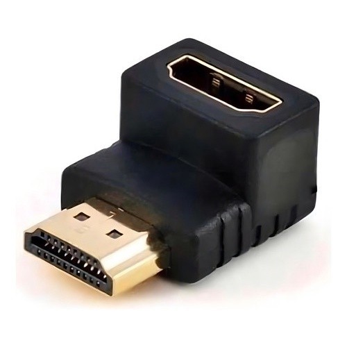Adaptador Hdmi 90 Graus Em L Macho X Fêmea 1.4 P Tv Parede