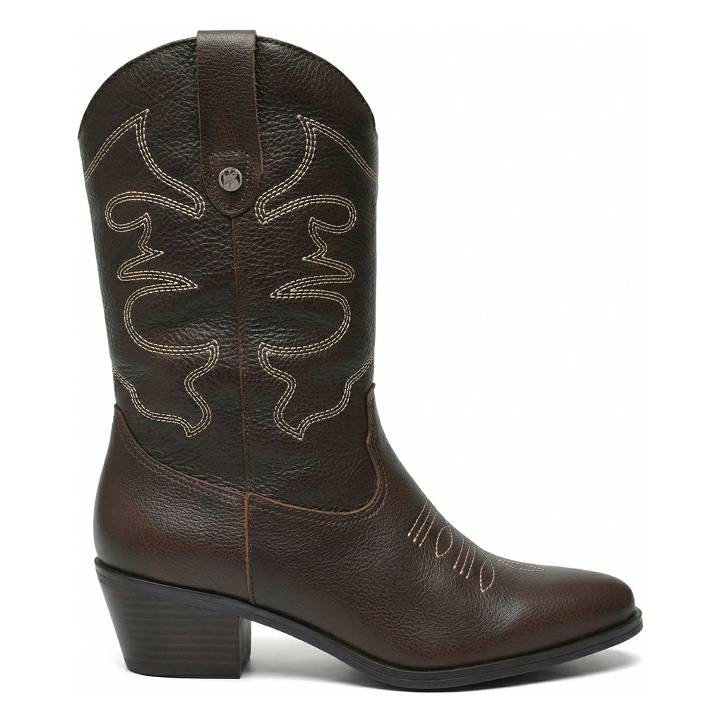 Bota Feminina Bottero Couro Western Country Texana 347706