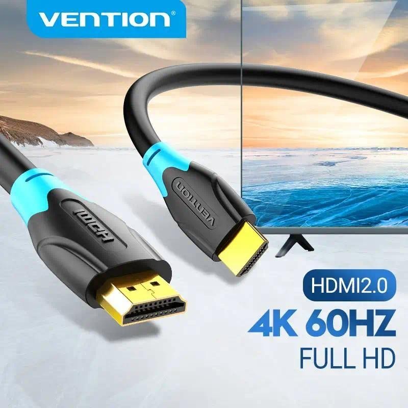Cabo HDMI  Vention  2.0 4k Para Xiaomi Box PS4 Divisor HDMI Interruptor Cabo De Áudio E Vídeo Apple TV Cabo HDMI