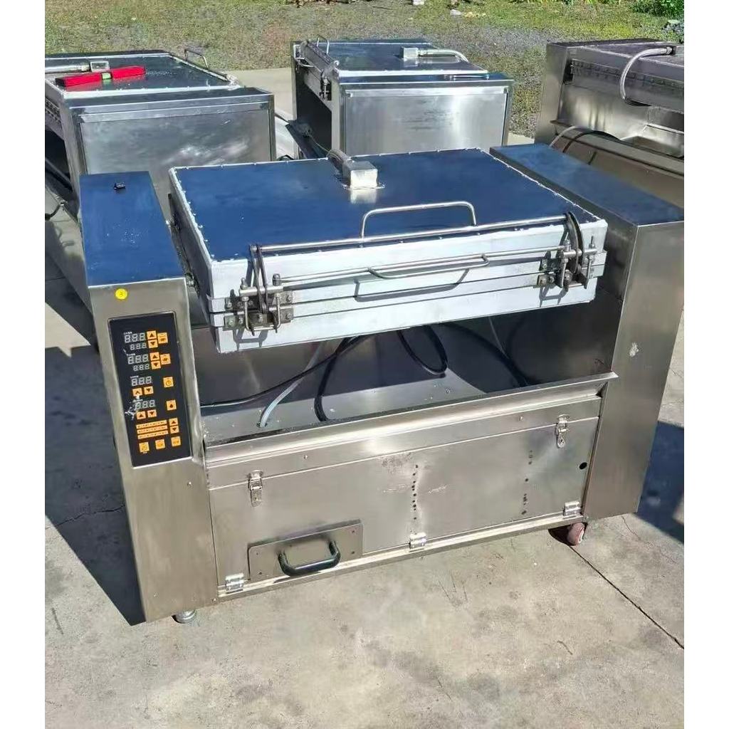 Fritadeira Automático De Pastel Aço Inoxidável Virando Automático
