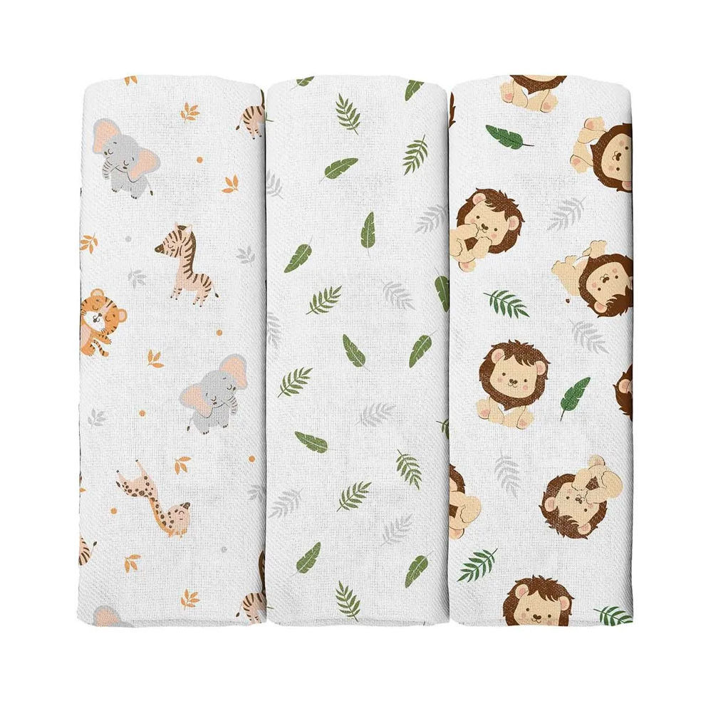 Kit Cueiro Bublim Estampado  80cmX60cm - 3 Peças