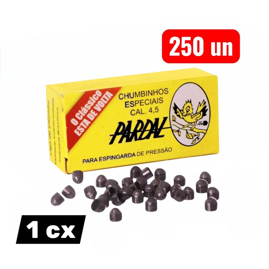 Chumbinho Especial Pardal 4.5mm - 250 Unidades