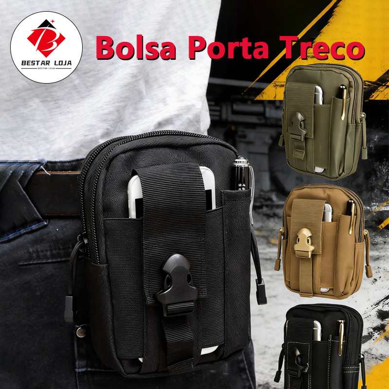 BESTAR LOJA  Bolsa Porta Treco Pochete Tatico Militar Cinto Molle Modular