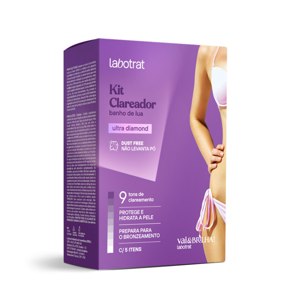 Labotrat Kit Descolorante Banho De Lua 5 Itens Descolorir Pelos